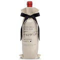 1 PCS Black Bow Ribbon Ideas Engagement Gift Wine Bag (Wedding Wine Bag Style 13)
