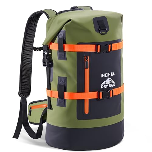 Dry Bags Waterproof Backpack 40L for Men & Women (Green / 40L)