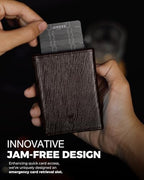 Jenoss Smart Wallet For Men (Taurus EPI Brown)