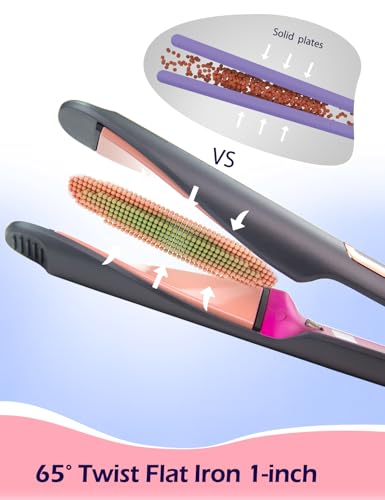 Pro Twist Ceramic Flat Iron 1 Inch (Grey)