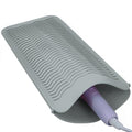 Silicone Heat Resistant Mat Pouch for Hair Straightener (1 Pack / Grey)