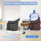 Hook On High Chair (Table Clamping Chair / Brown)