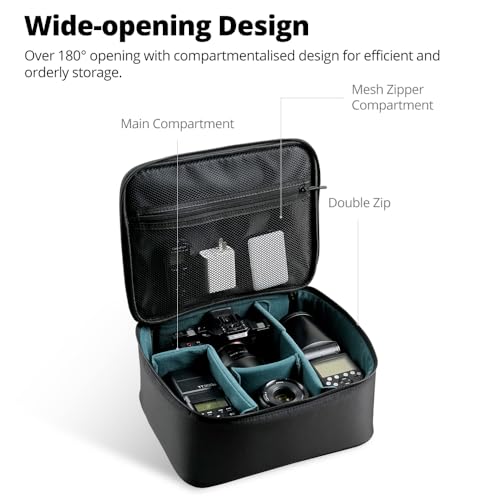 Carrying Bag Zoom P7 for Photography Equipments with Large Capacity (Black / M /12.2"x9.8"x4.92")