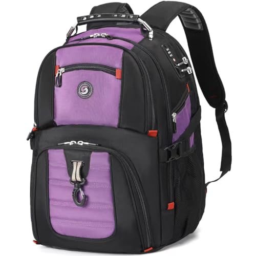 Large Travel Laptop Backpack for Women (Purple / Travel Backpacks)
