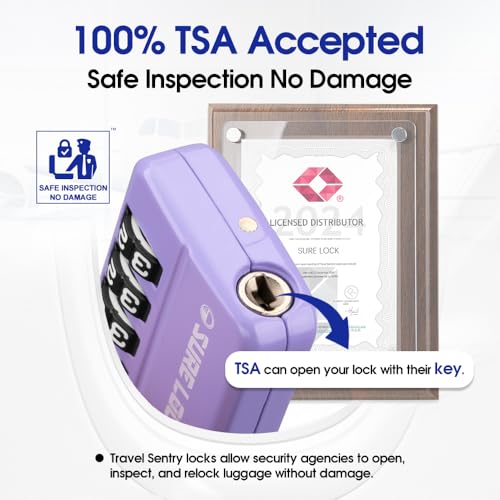 TSA Approved 4 (PURPLE 2PACK)