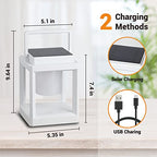 Outdoor Table Lamp (White)