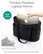 Tote Bag for Women (Black Purple / Standard)