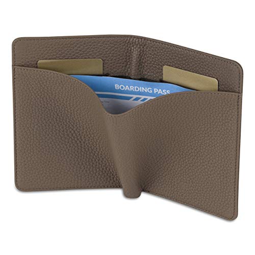 KENSINGTON Passport Holder for Travel (One Size / Matt Brown)
