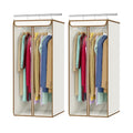 Garment Bags for Hanging Clothes (Beige / 40"-2PCS)