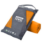 Microfiber Towel Quick Dry Camping & Travel & Gym Towel. Compact (Orange / 40.00" x 20.00")
