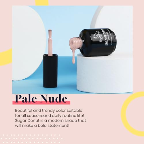 Beetles Beige Gel Nail Polish (E - Creme Nude | Pale Nude)