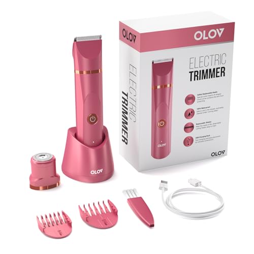 Electric Body Hair Trimmer (Gold and Red)