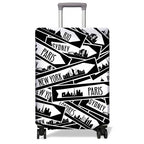 Travel Luggage Cover Suitcase Protector Fits 18 (B-1 / L(25-28in))