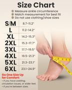 Ankle Compression Sleeve (White / 2XL)