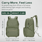 Jumper Compact Camera Backpack 2026 Edition (Pine Green / 23L)