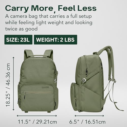 Jumper Compact Camera Backpack 2026 Edition (Pine Green / 23L)