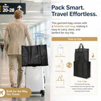 Premium Suit Bag for Travel (43inch garment bag 1 pack)