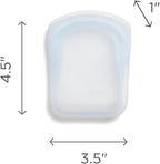 Stasher Premium Silicone Reusable Food Storage Pocket 2-Pack, Lunch Bag - Image 5