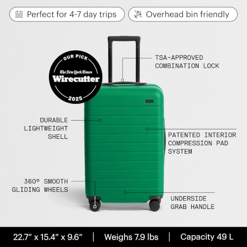 Bigger Carry On Luggage (Palm Green)