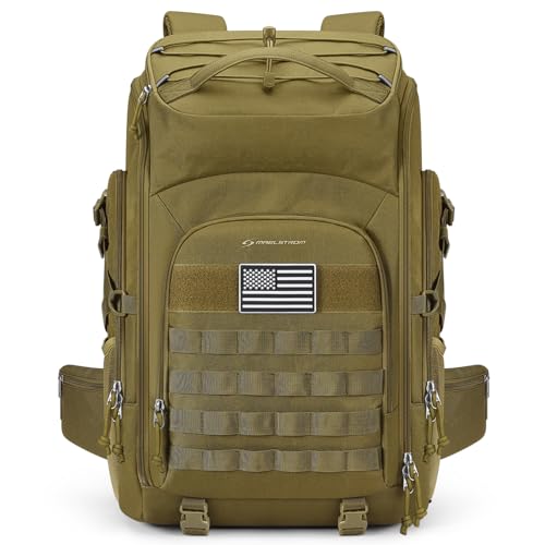 Tactical Backpack for Men (40L / B.khaki)