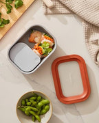 Mini Rectangle Food Storage Container (Mist / 2.6 Cup Container (1x))