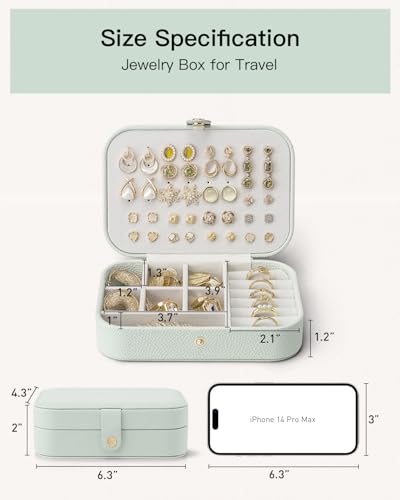 Travel Jewelry Case (Mint Green)