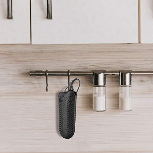 Heat Resistant Curling Iron Mat & Travel Pouch (Black)