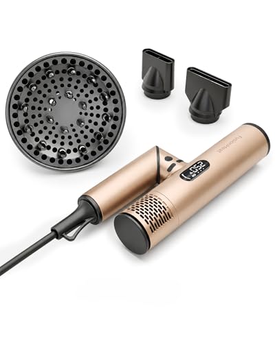 Dual Voltage Travel Hair Dryer (Rose Gold)