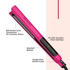 Smooth Brilliance Ceramic Hair Flat Iron (1 inch)
