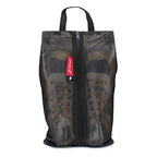 Shoe Bag for Travel (Black / Non-Foldable-Regular)