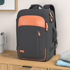 40L Expandable Travel Backpack (Black / 20 inches)