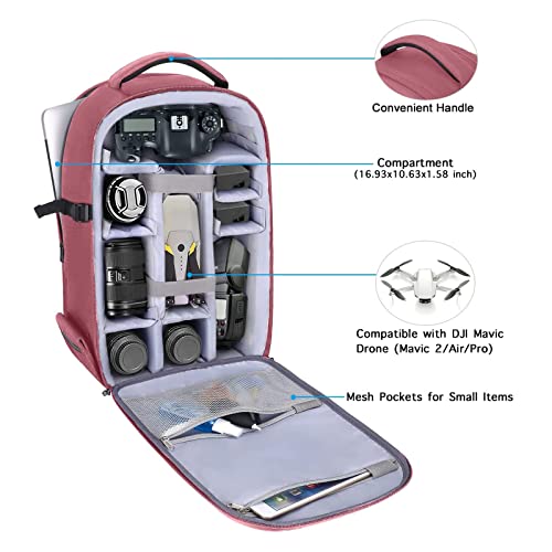 Camera Backpack (Dusty Rose)