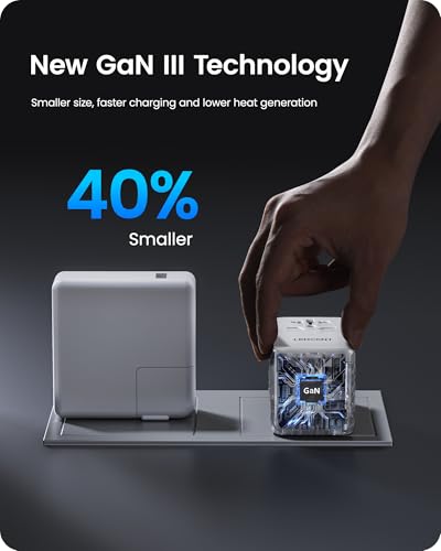 65W International Travel Adapter (65W-2A3C(1 Fast Charger Port) / White)
