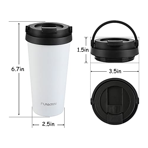 Insulated Coffee Mug with Ceramic Coating (MusicCat)