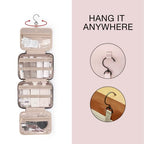 Toiletry Bag Travel Bag with Hanging Hook (Medium / Lucent Blue)