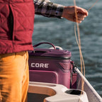 Magnetic Leak Proof 18 Can Soft Cooler with Waterproof Zipper (Mulberry / 18 Can)