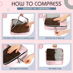 Packing Cubes for Suitcase Large Organizer Bags (Morandi / Mixed)