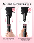 Long Barrel Curling Iron Wand Set
