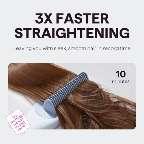 Pro Steam Hair Straightener Brush Steamline Pro Straightener Brush (Blue)