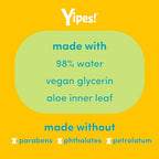 Yipes! Kids Face and Hand Wipes (1 Count (Pack of 48))