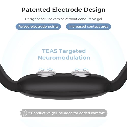 Fashion Anti Nausea Wristband Relieve Morning Motion Travel Sickness Rechargeable Drug Free Bands Without Side Effects (Jet Black - Extra 2pack Conductive Gel)