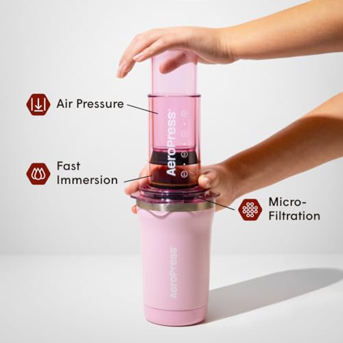 Go Plus Portable Coffee Maker Kit (Go Plus / Pink)