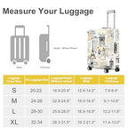 Paris Luggage Cover (#141 / S(fits 20-22inch suitcase))