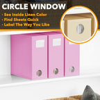 3 Pack Bed Sheet Organizers and Storage (3 Pack / Pink)