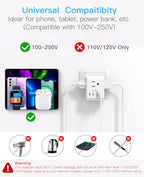 2 Pack Australia New Zealand Travel Plug Adapter