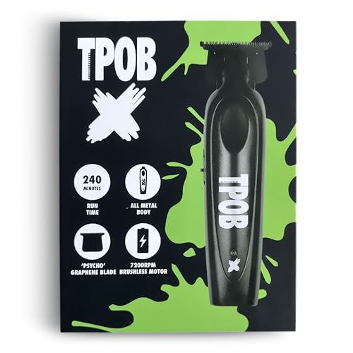 X Digital Brushless 7200rpm Professional Hair Trimmer Hair Clippers for Men (X Trimmer Black)