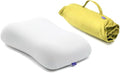 Cushion Lab Travel Deep Sleep Pillow – Compact Memory Foam Neck Pillow by CUSHIONLAB