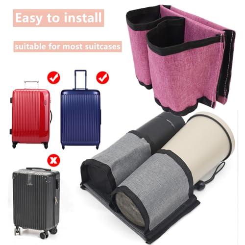 Luggage Travel Cup Holder (Pink)