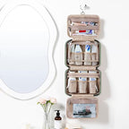 Travel Toiletry Bag for women (Medium / Bronze Green)