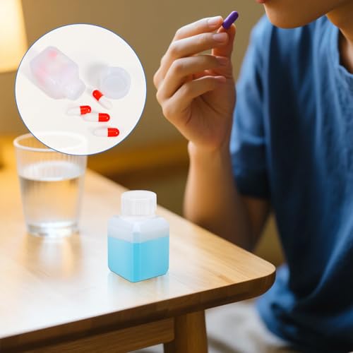 1oz Leak Proof Plastic Bottles with Caps (Translucent / 1oz)